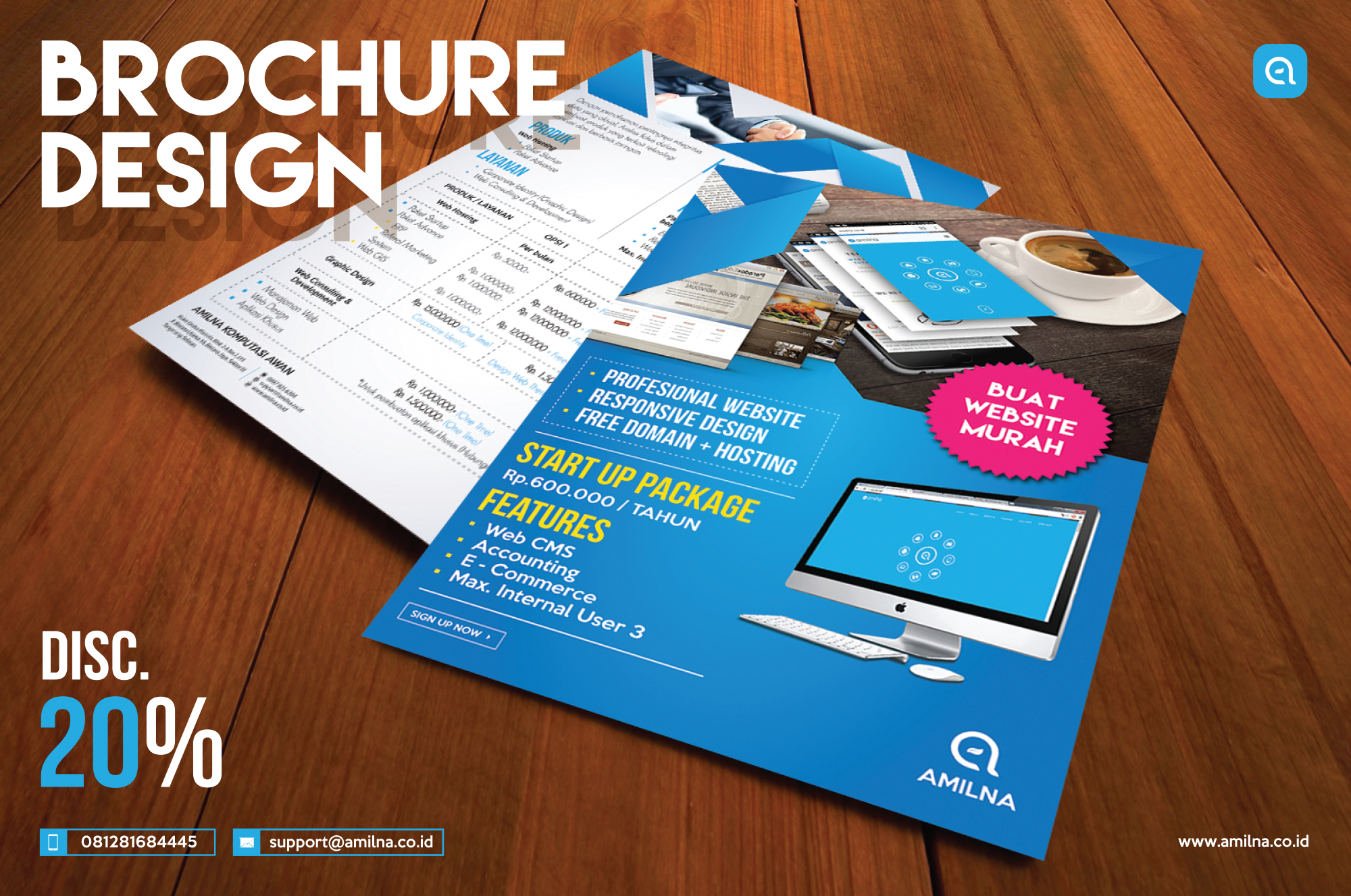 Promo Diskon Desain Brosur